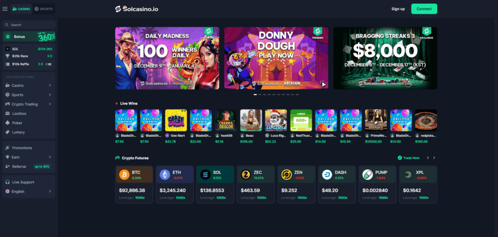 Solcasino - overview